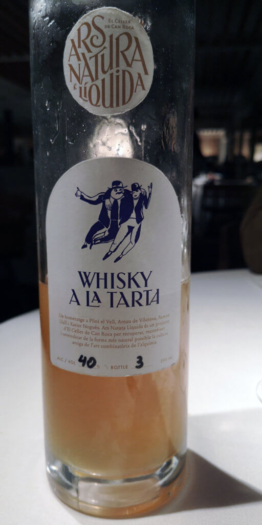 Whisky a la Tarta Ars natura Liquida Celler de Can Roca