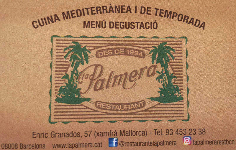 la palmera restaurant barcelona